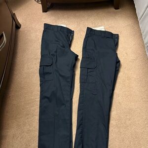 Dickies Men's Navy Blue Cargo Pants. Size 34 x 34 and size 34 x 32. Brand new